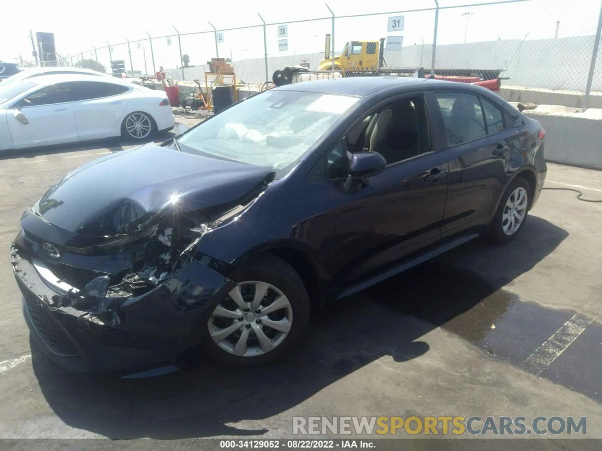 2 Photograph of a damaged car 5YFEPMAE7NP298725 TOYOTA COROLLA 2022