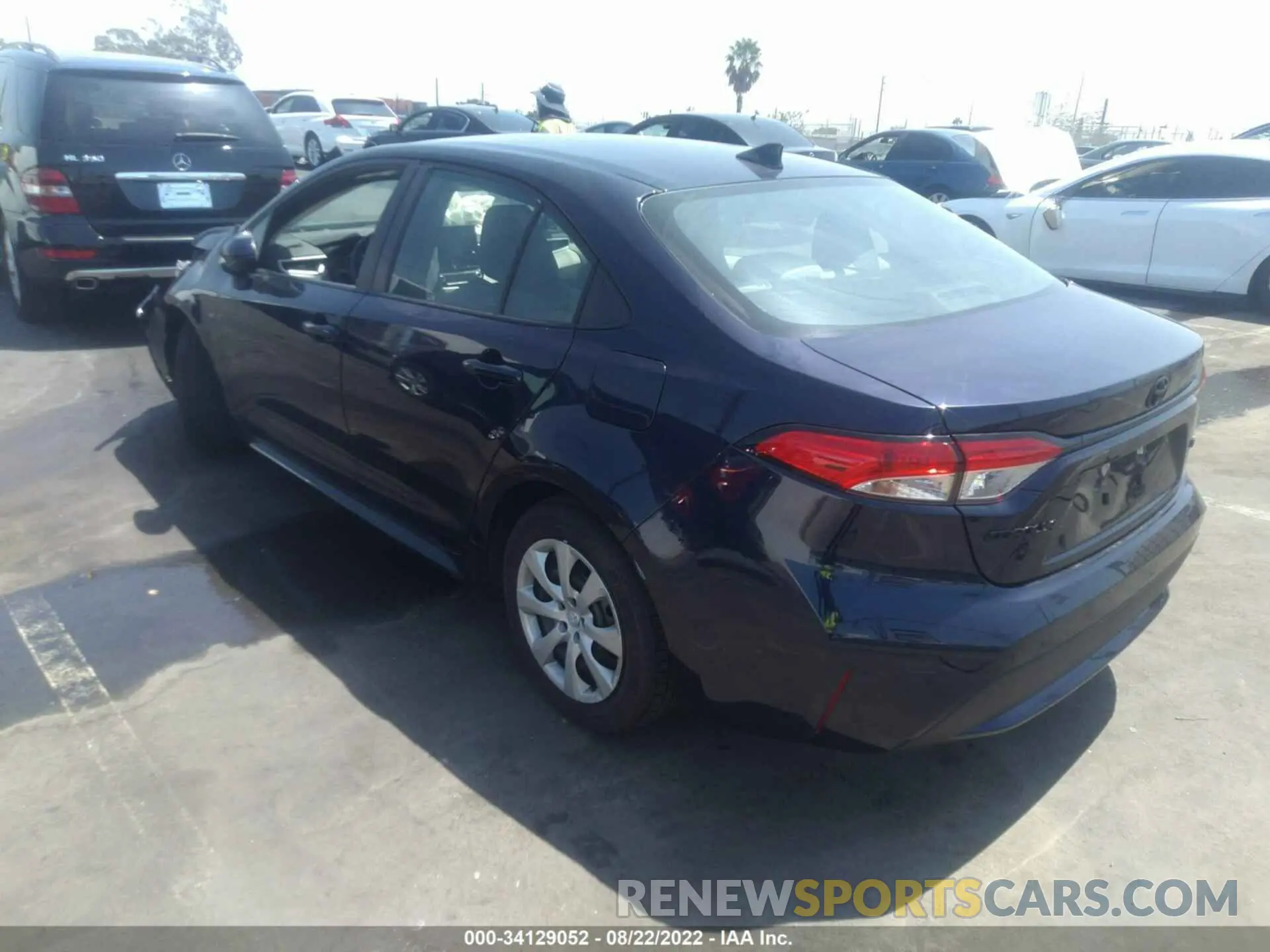 3 Photograph of a damaged car 5YFEPMAE7NP298725 TOYOTA COROLLA 2022