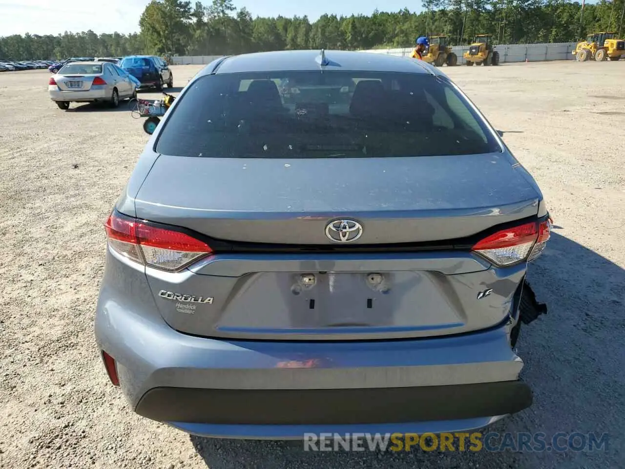 6 Photograph of a damaged car 5YFEPMAE7NP300702 TOYOTA COROLLA 2022