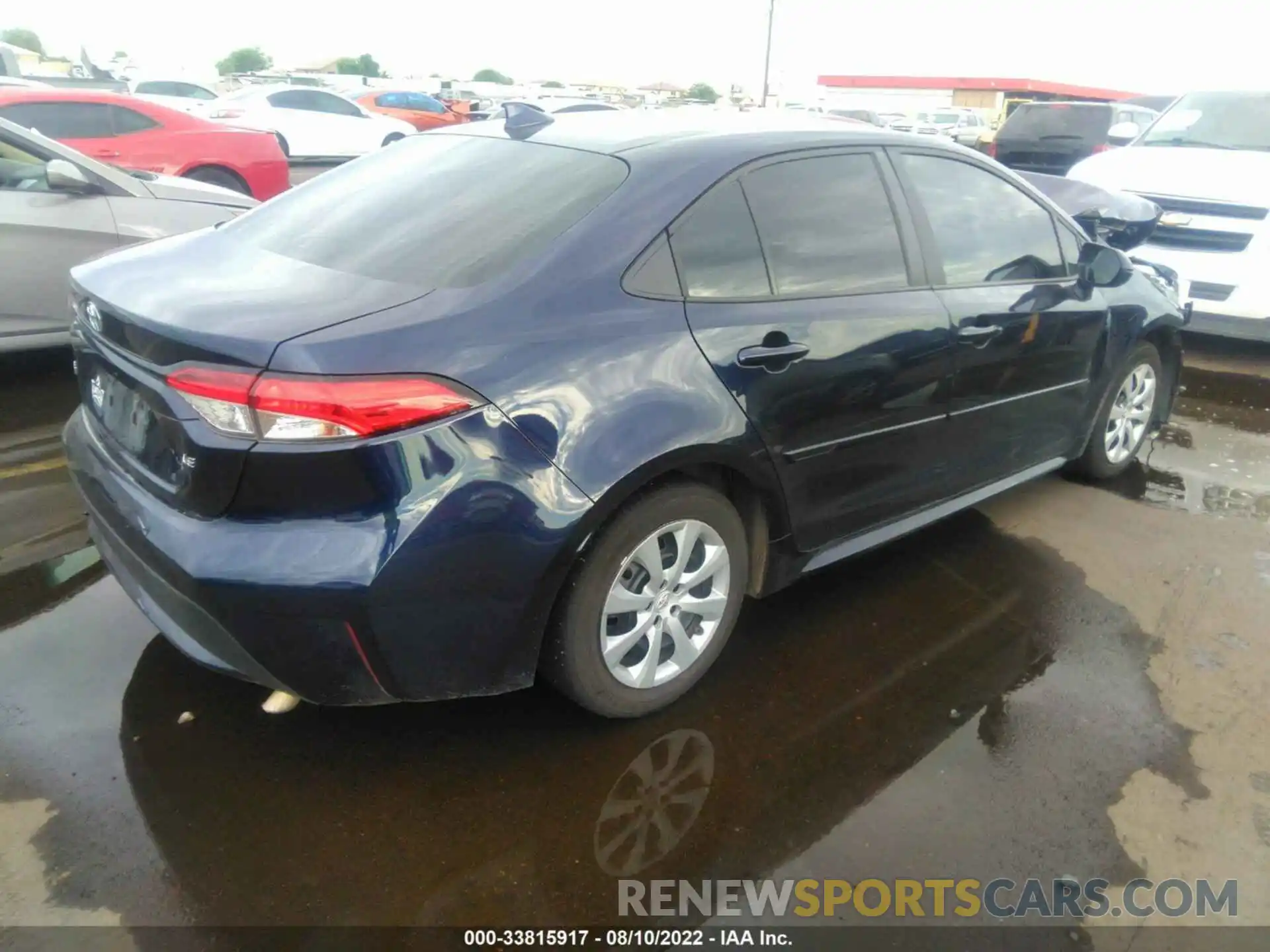 4 Photograph of a damaged car 5YFEPMAE7NP306919 TOYOTA COROLLA 2022