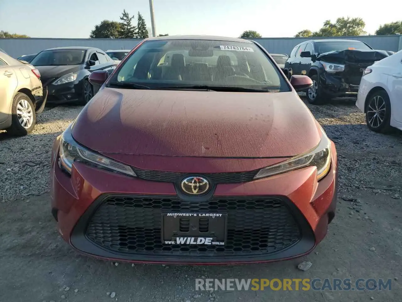 5 Photograph of a damaged car 5YFEPMAE7NP323591 TOYOTA COROLLA 2022