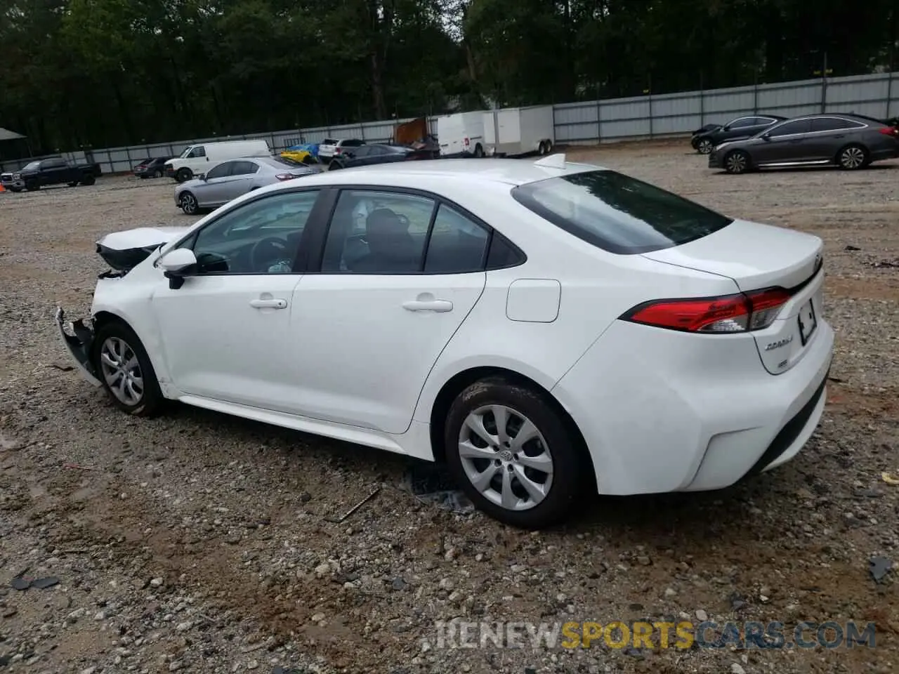2 Photograph of a damaged car 5YFEPMAE7NP325633 TOYOTA COROLLA 2022