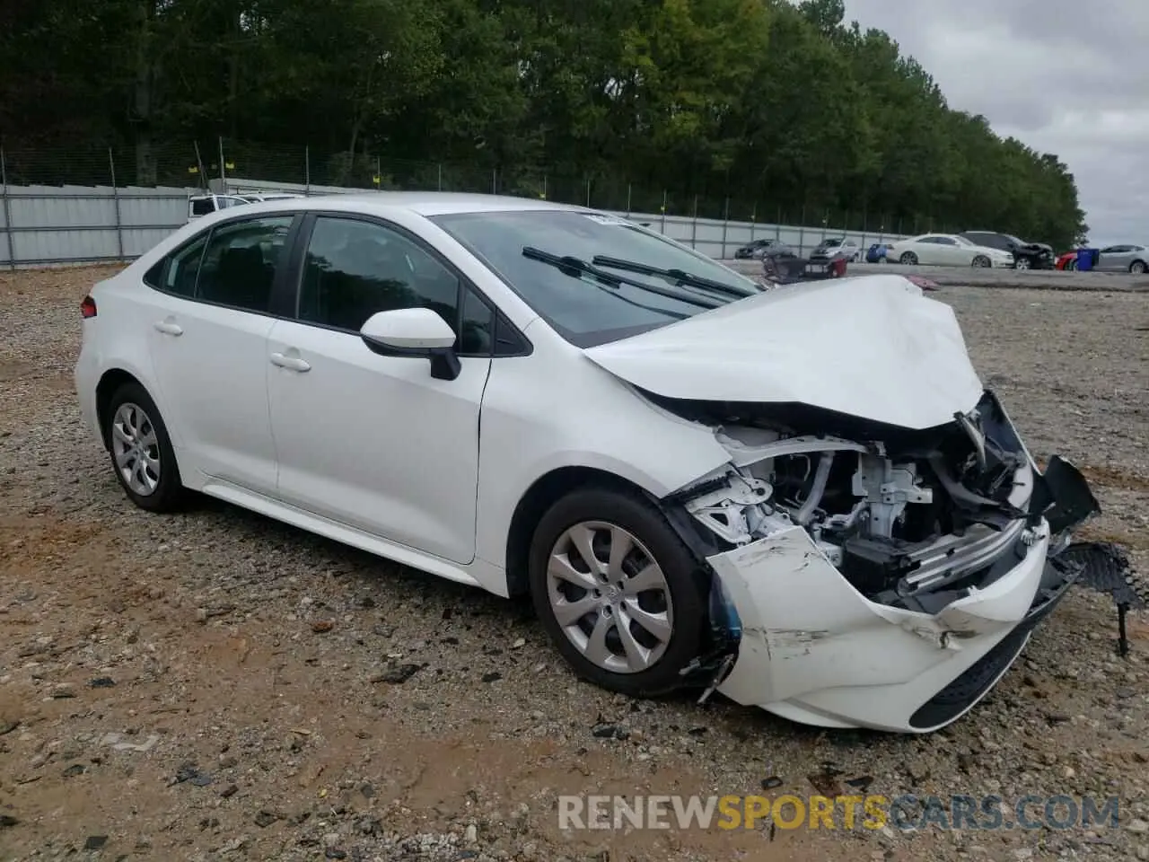 4 Photograph of a damaged car 5YFEPMAE7NP325633 TOYOTA COROLLA 2022