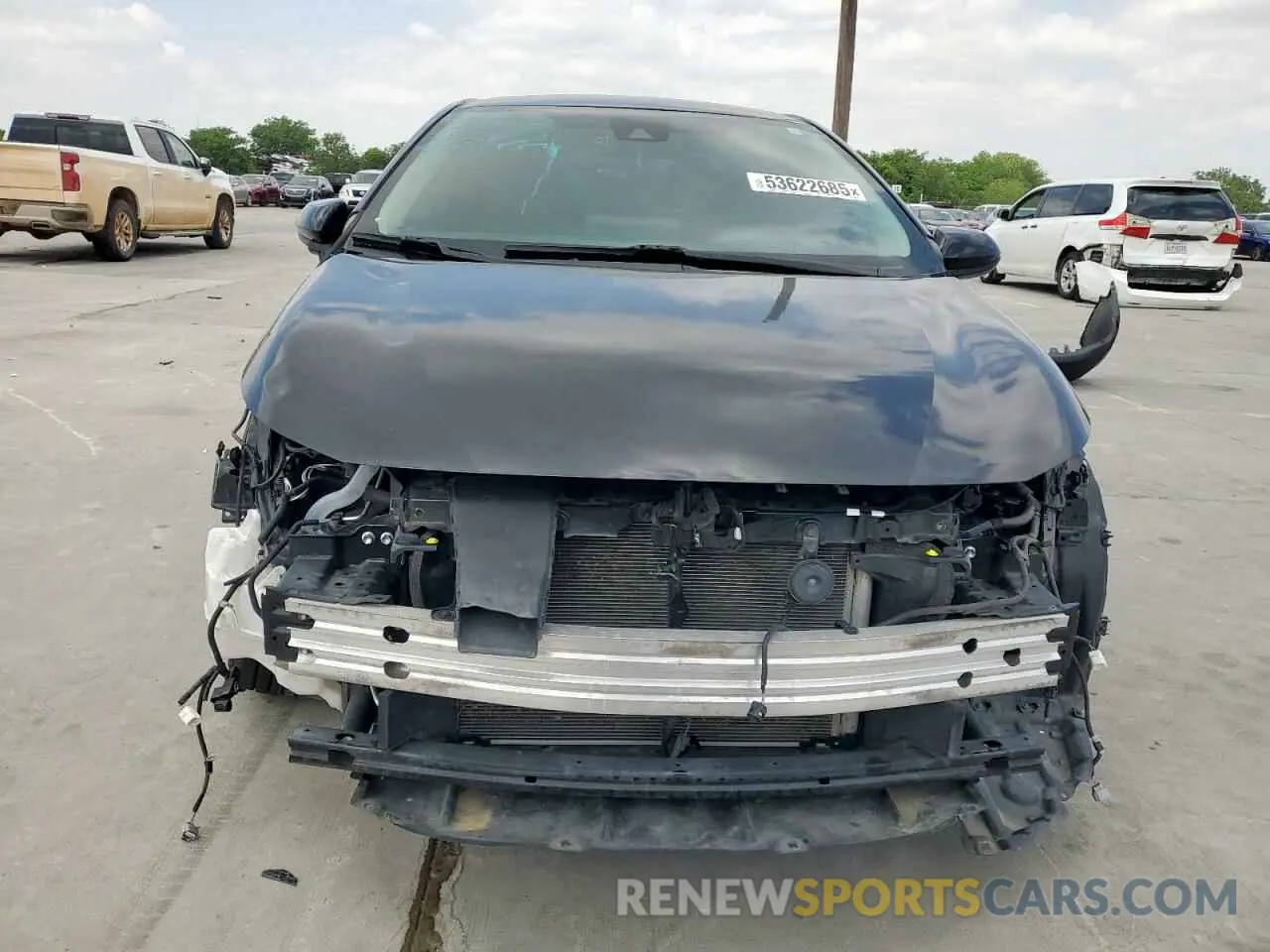 5 Photograph of a damaged car 5YFEPMAE7NP328578 TOYOTA COROLLA 2022