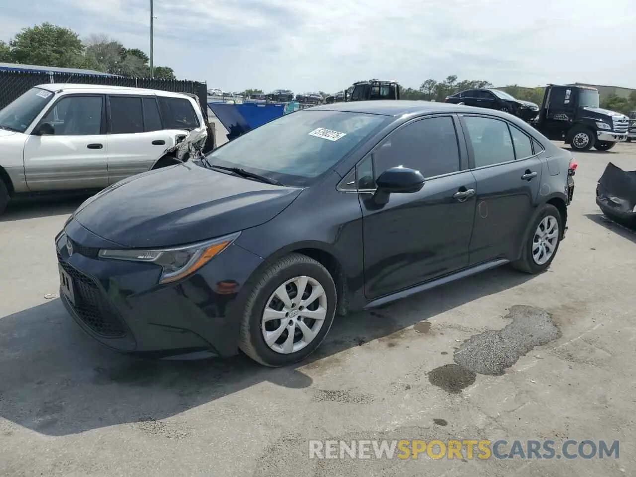 1 Photograph of a damaged car 5YFEPMAE7NP338916 TOYOTA COROLLA 2022