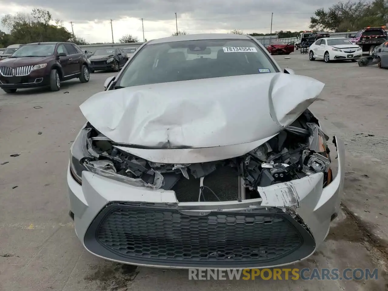 5 Photograph of a damaged car 5YFEPMAE7NP356624 TOYOTA COROLLA 2022