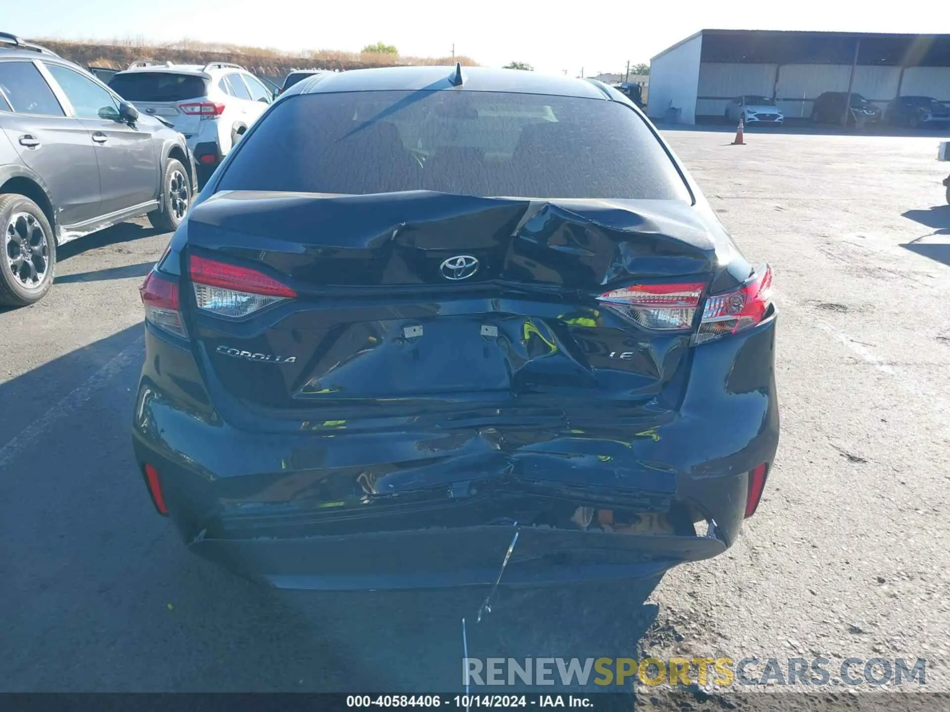 16 Photograph of a damaged car 5YFEPMAE7NP356719 TOYOTA COROLLA 2022