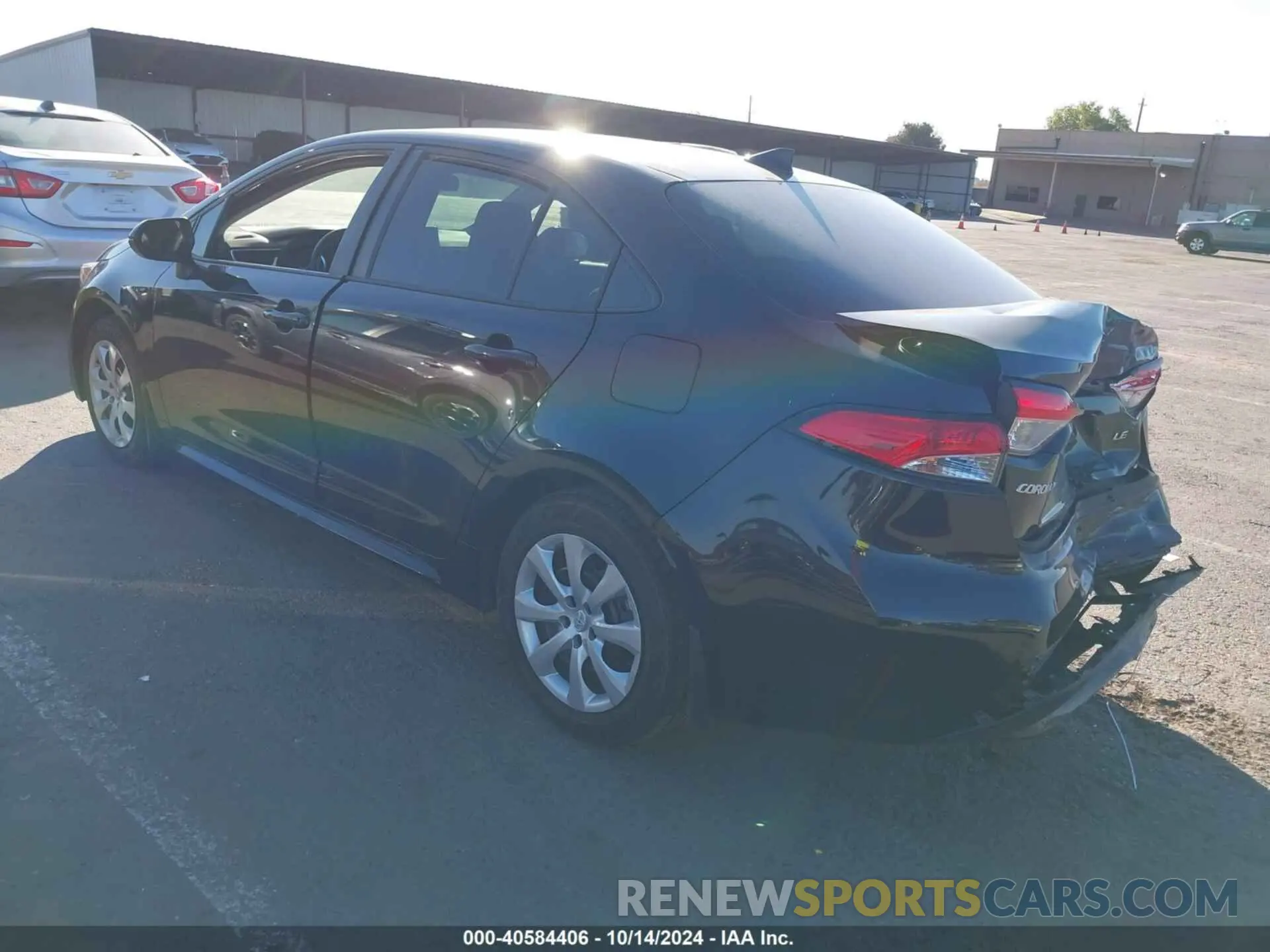3 Photograph of a damaged car 5YFEPMAE7NP356719 TOYOTA COROLLA 2022
