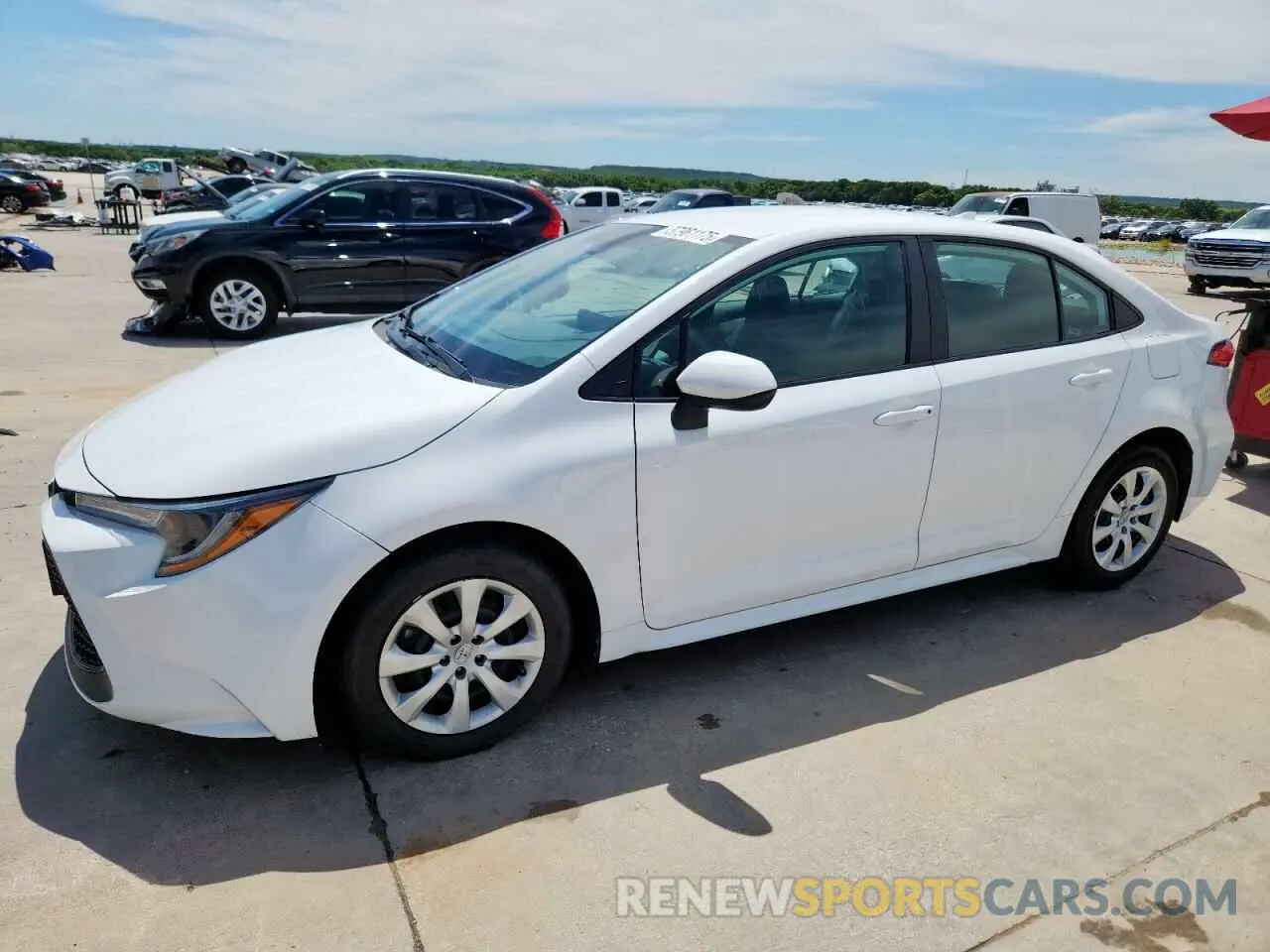 1 Photograph of a damaged car 5YFEPMAE7NP363394 TOYOTA COROLLA 2022