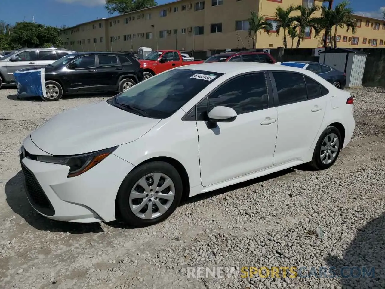 1 Photograph of a damaged car 5YFEPMAE7NP364870 TOYOTA COROLLA 2022