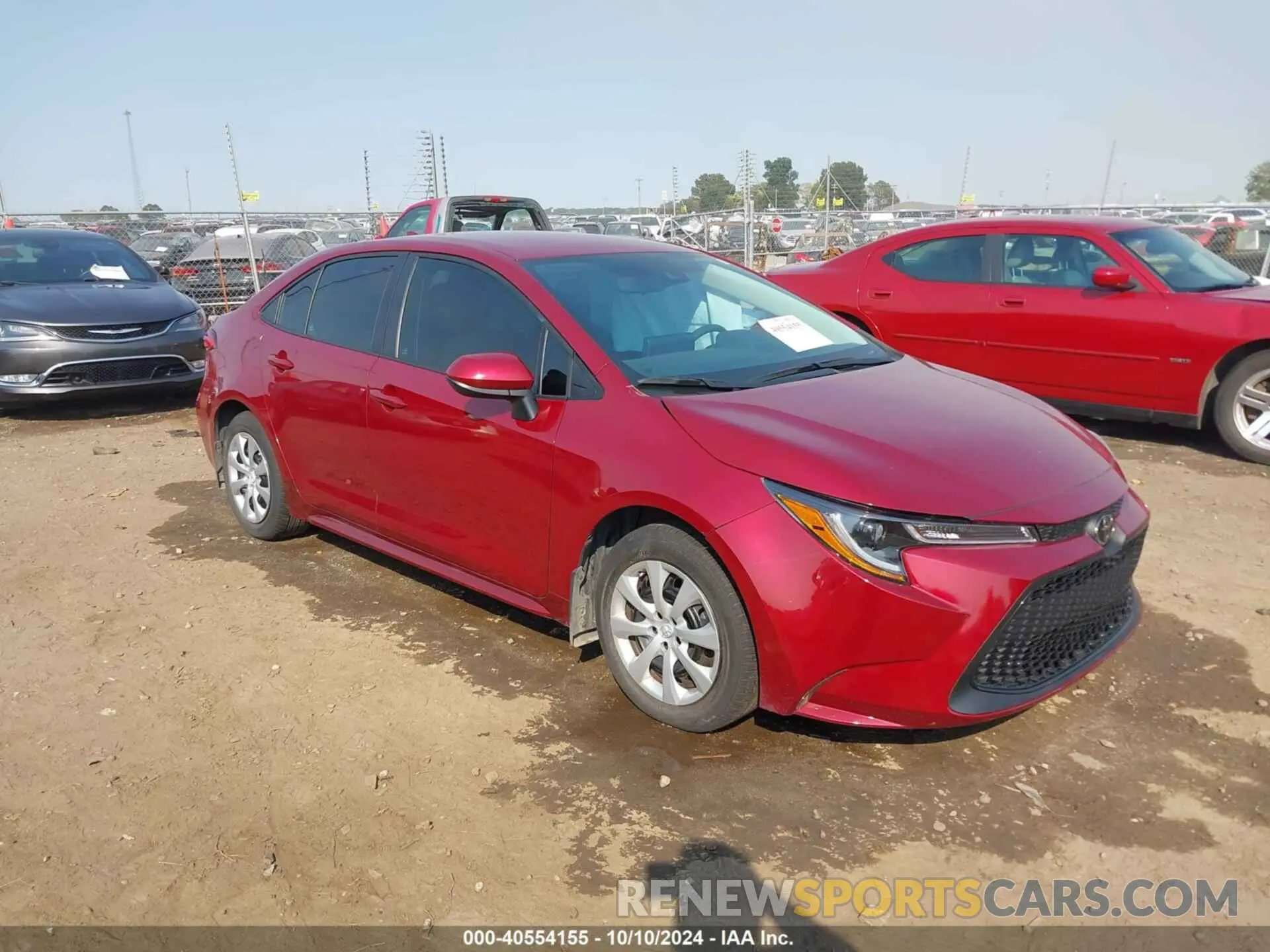 1 Photograph of a damaged car 5YFEPMAE7NP370877 TOYOTA COROLLA 2022