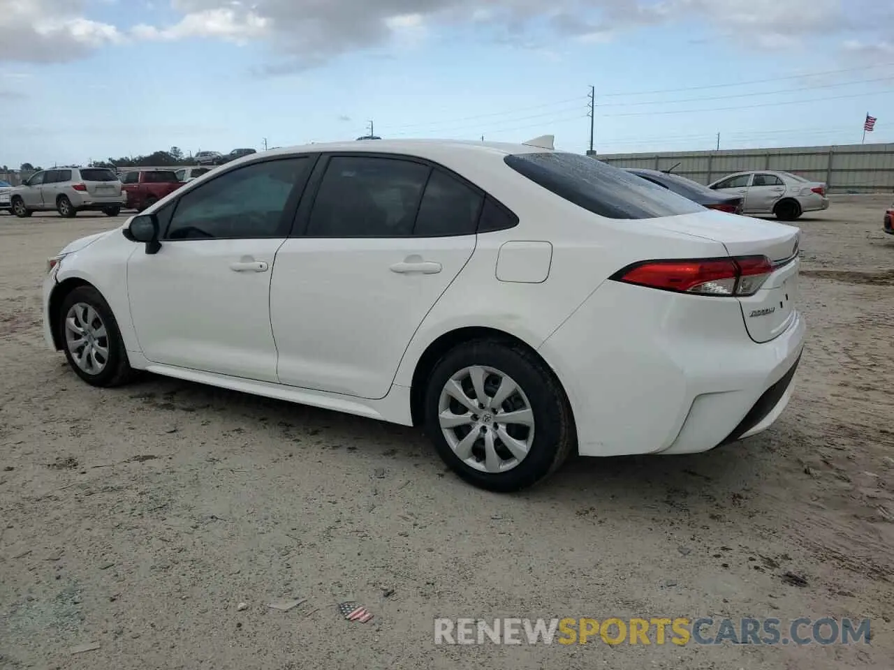 2 Photograph of a damaged car 5YFEPMAE7NP384200 TOYOTA COROLLA 2022