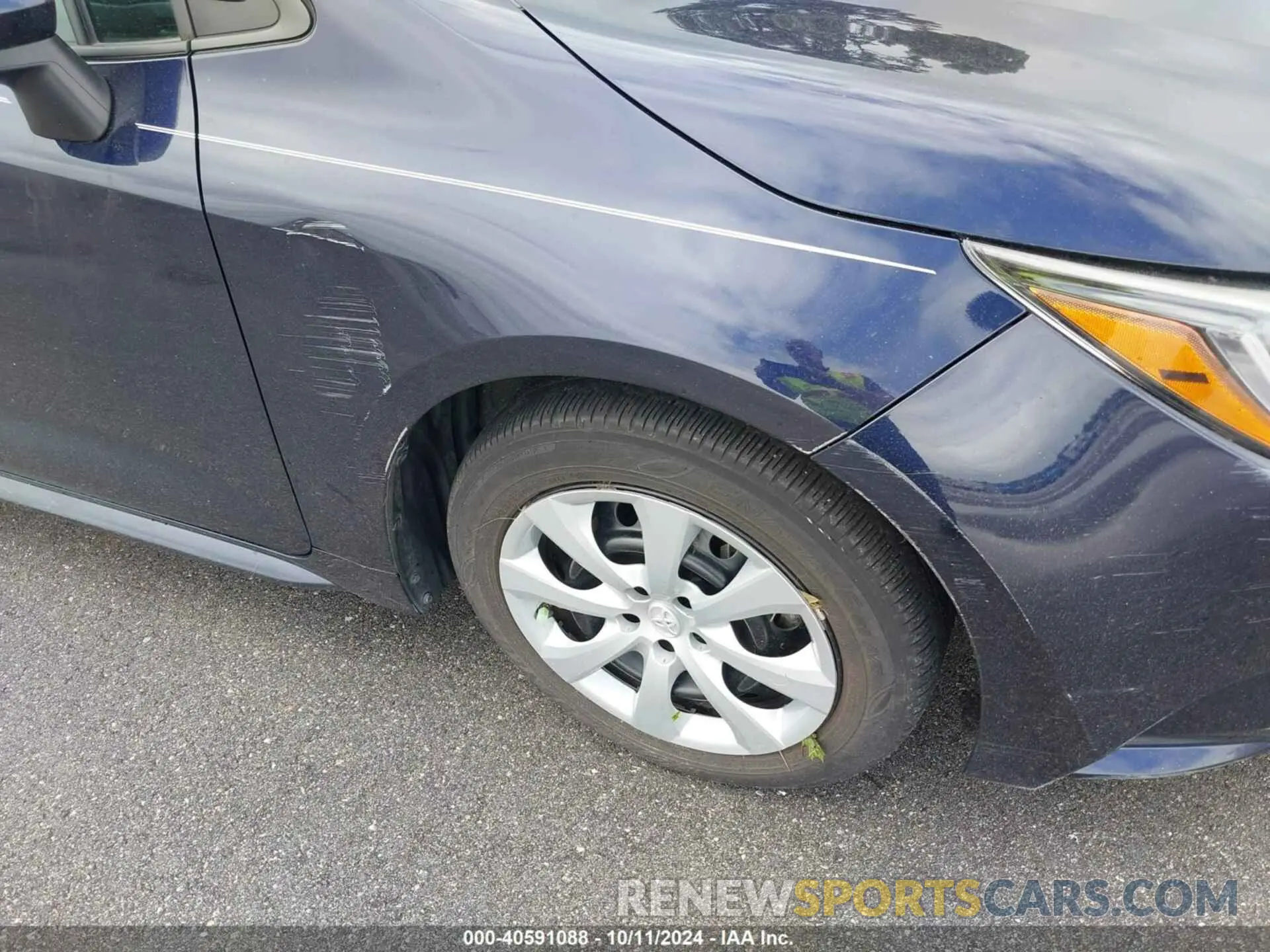 6 Photograph of a damaged car 5YFEPMAE7NP385654 TOYOTA COROLLA 2022