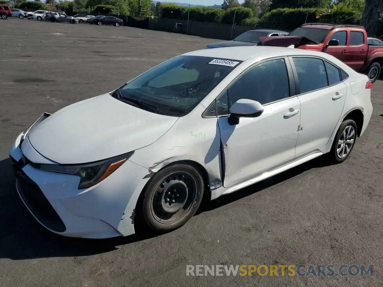 1 Photograph of a damaged car 5YFEPMAE7NP389025 TOYOTA COROLLA 2022
