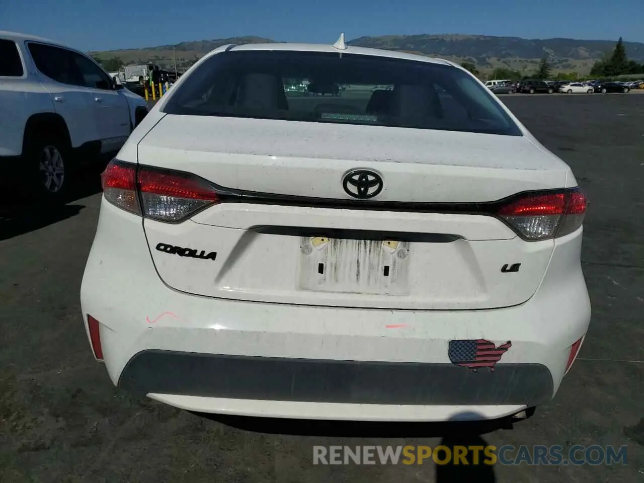 6 Photograph of a damaged car 5YFEPMAE7NP389025 TOYOTA COROLLA 2022