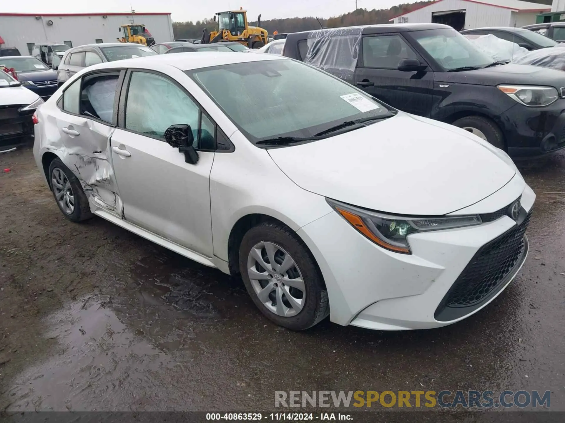 1 Photograph of a damaged car 5YFEPMAE8NP279214 TOYOTA COROLLA 2022