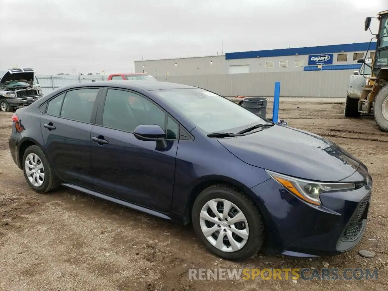 4 Photograph of a damaged car 5YFEPMAE8NP319159 TOYOTA COROLLA 2022
