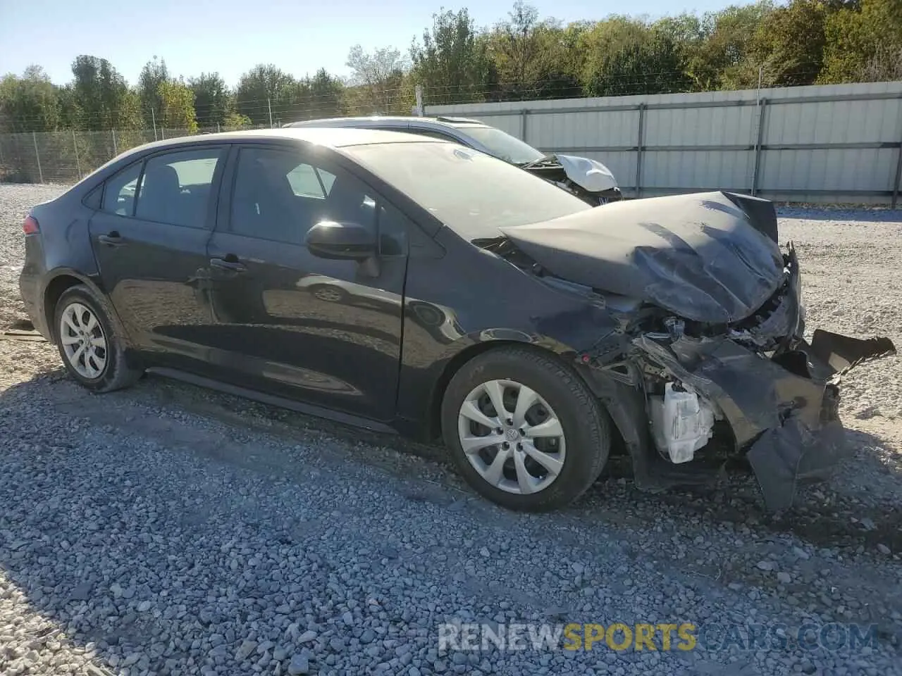 4 Photograph of a damaged car 5YFEPMAE8NP335149 TOYOTA COROLLA 2022