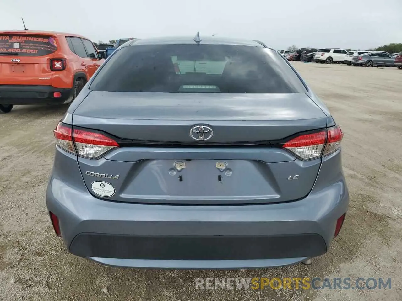 6 Photograph of a damaged car 5YFEPMAE8NP335877 TOYOTA COROLLA 2022