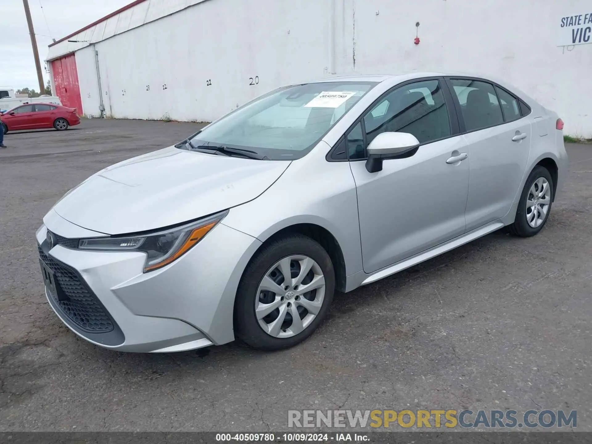 2 Photograph of a damaged car 5YFEPMAE8NP339699 TOYOTA COROLLA 2022