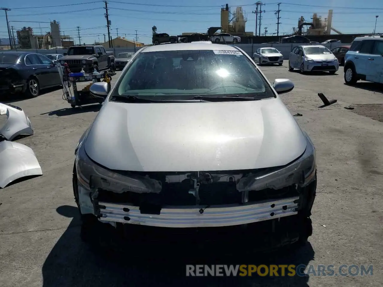 5 Photograph of a damaged car 5YFEPMAE8NP341808 TOYOTA COROLLA 2022
