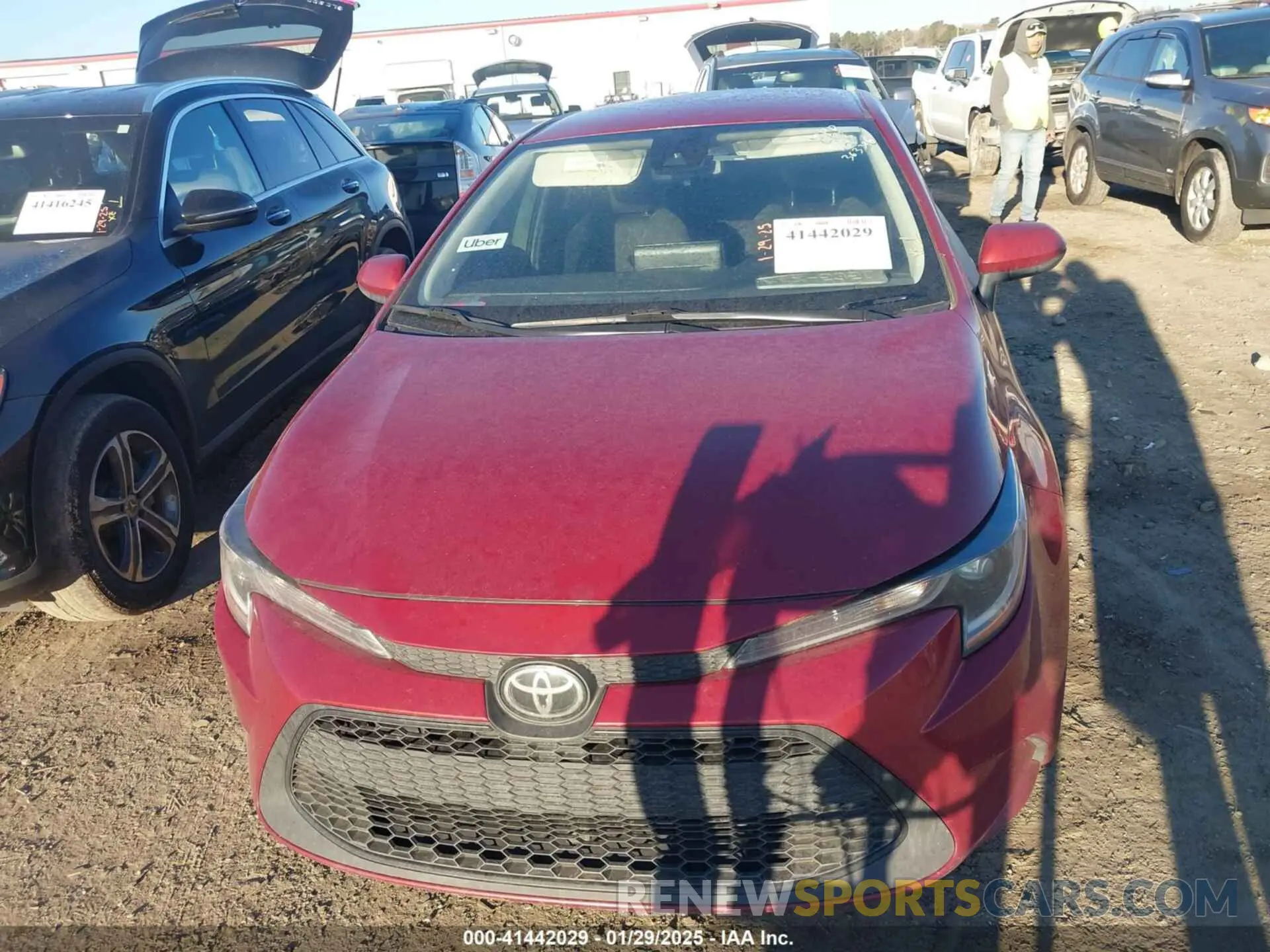 12 Photograph of a damaged car 5YFEPMAE8NP363386 TOYOTA COROLLA 2022