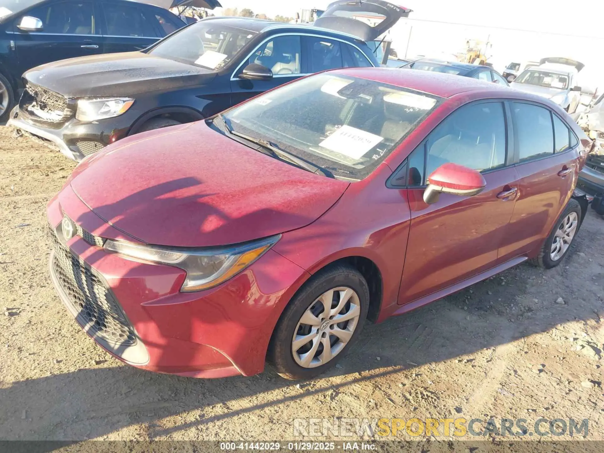 2 Photograph of a damaged car 5YFEPMAE8NP363386 TOYOTA COROLLA 2022