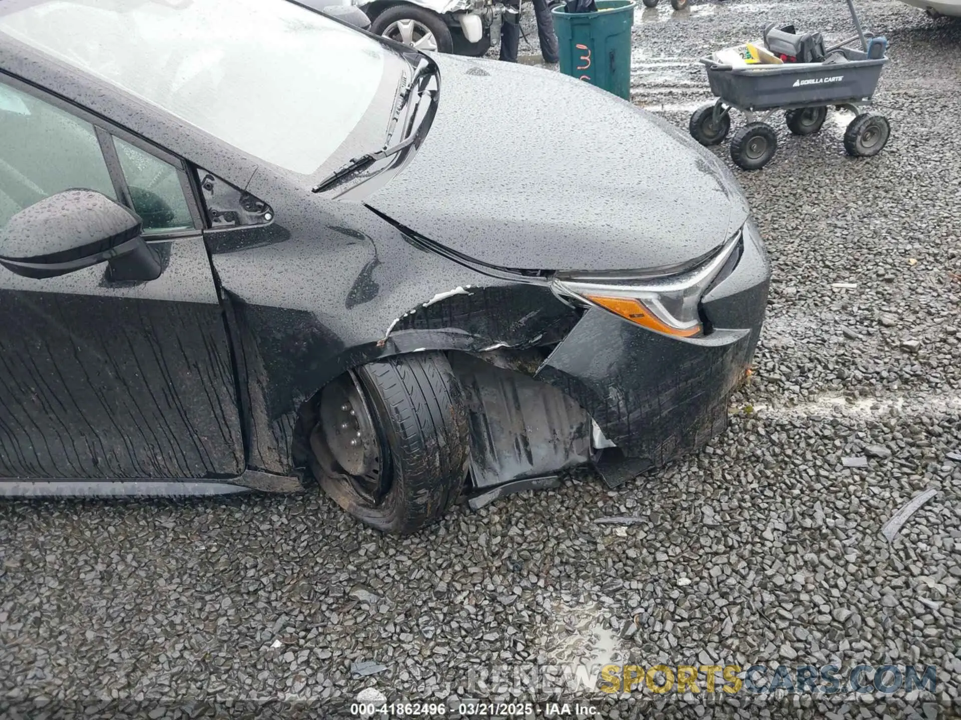 6 Photograph of a damaged car 5YFEPMAE8NP369091 TOYOTA COROLLA 2022