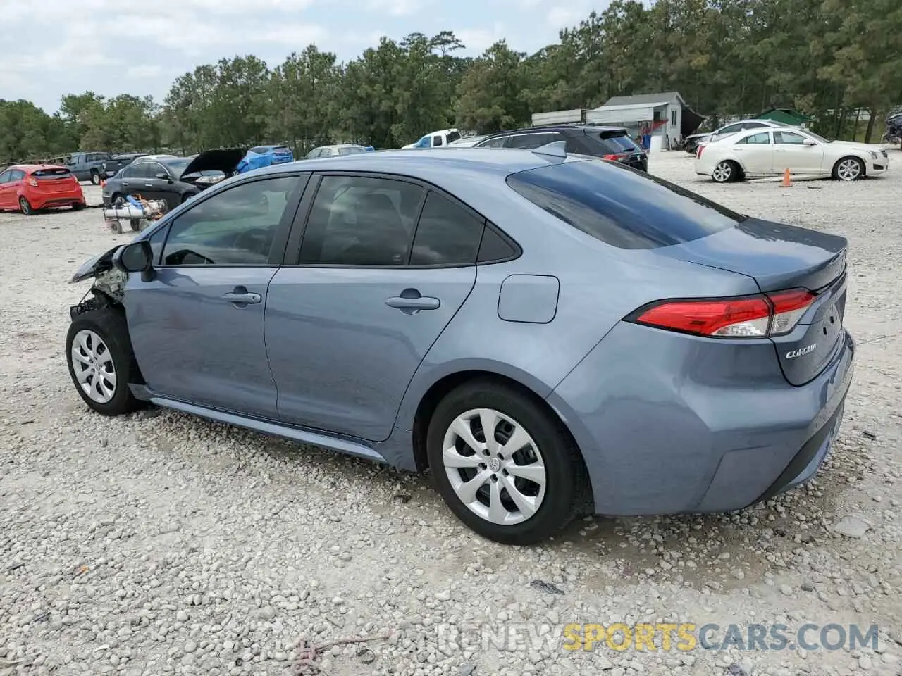 2 Photograph of a damaged car 5YFEPMAE8NP374677 TOYOTA COROLLA 2022