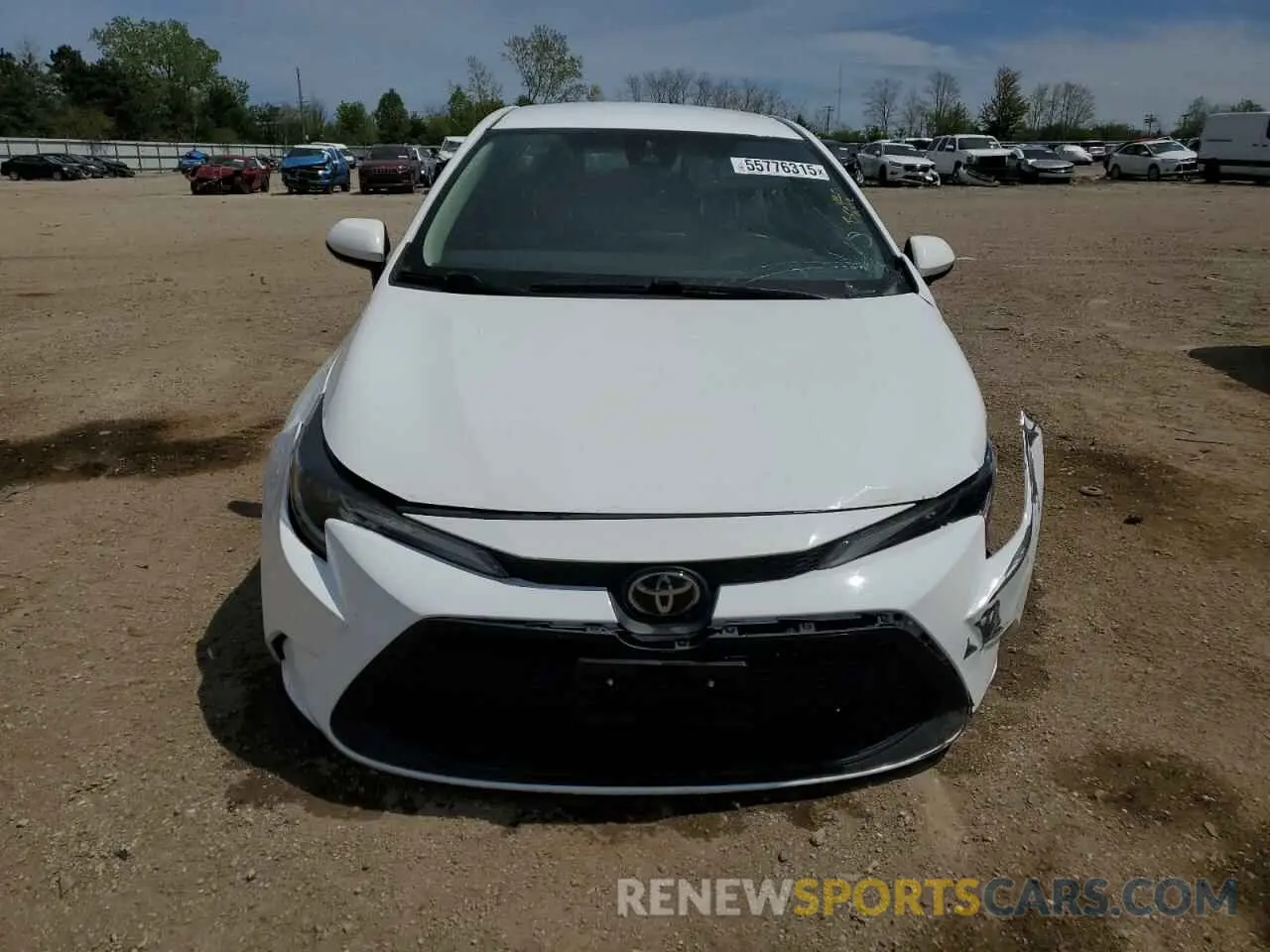 5 Photograph of a damaged car 5YFEPMAE8NP375392 TOYOTA COROLLA 2022