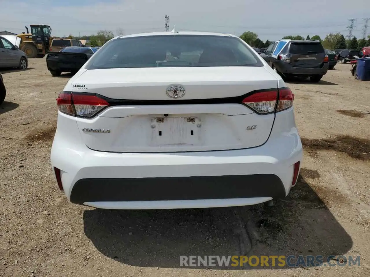 6 Photograph of a damaged car 5YFEPMAE8NP375392 TOYOTA COROLLA 2022