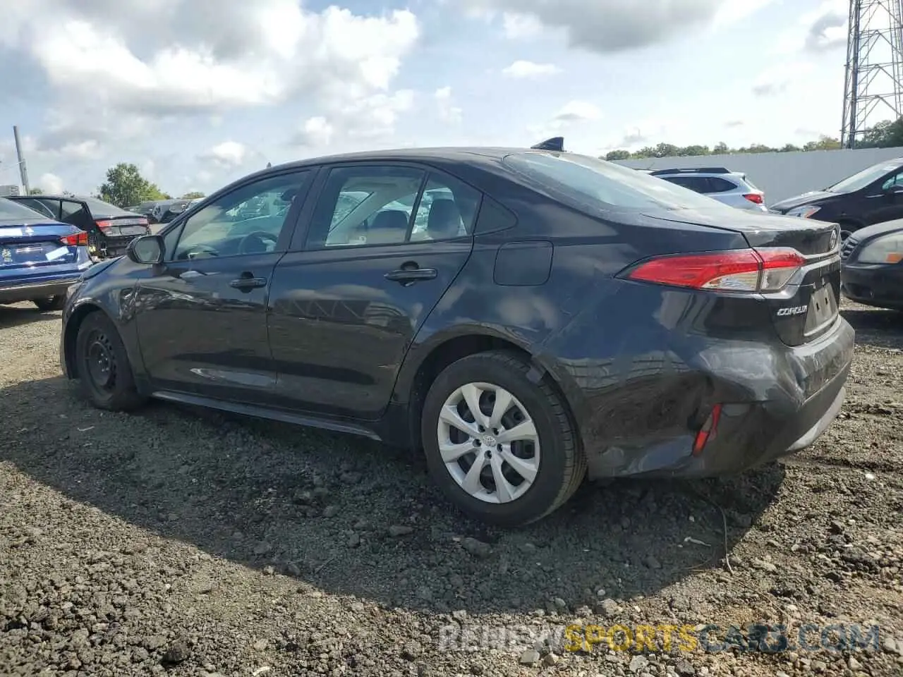 2 Photograph of a damaged car 5YFEPMAE8NP385498 TOYOTA COROLLA 2022