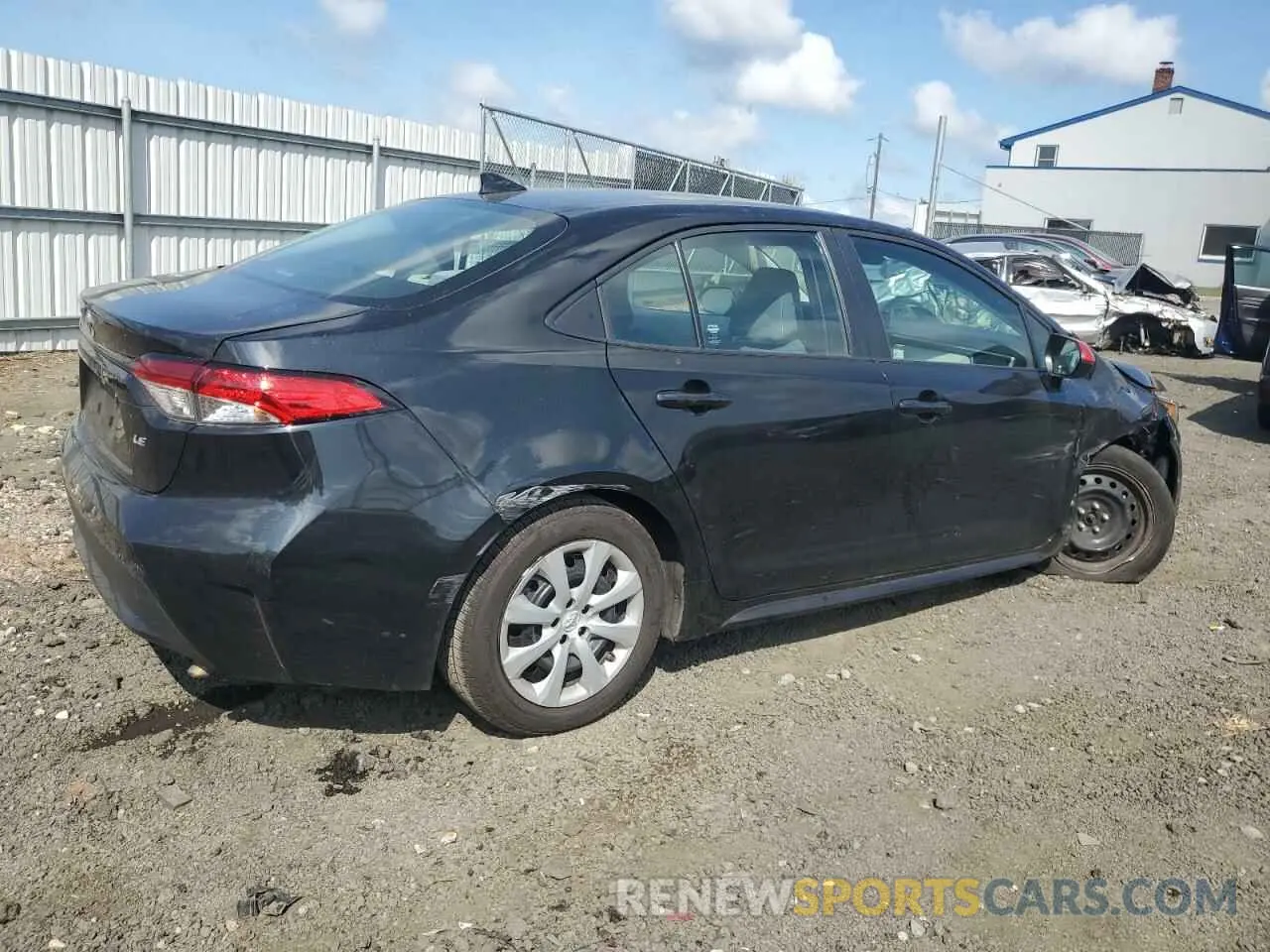 3 Photograph of a damaged car 5YFEPMAE8NP385498 TOYOTA COROLLA 2022