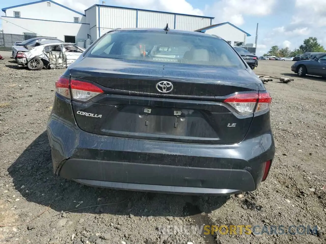 6 Photograph of a damaged car 5YFEPMAE8NP385498 TOYOTA COROLLA 2022