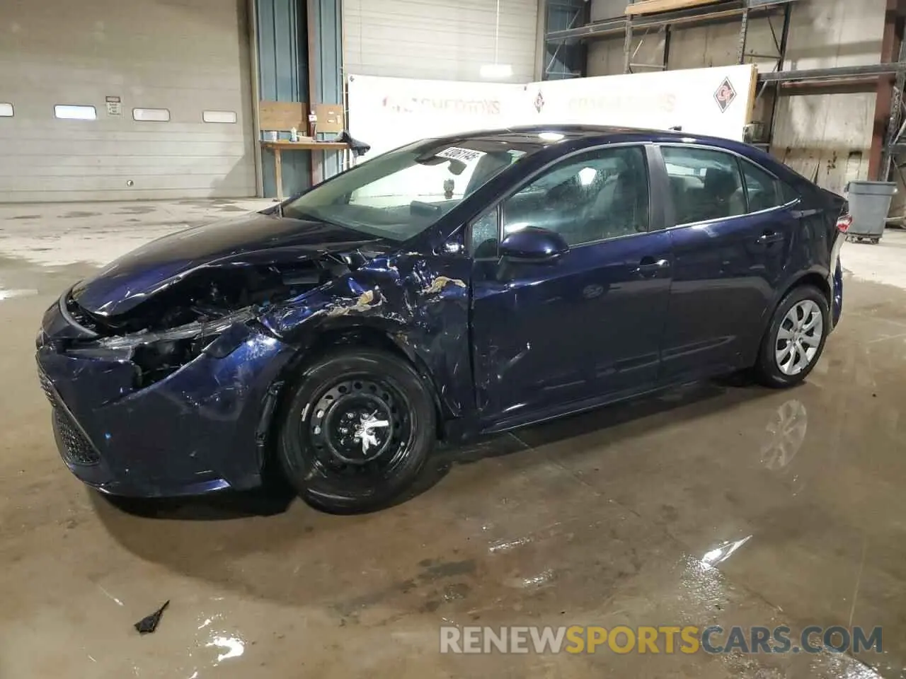 1 Photograph of a damaged car 5YFEPMAE8NP387834 TOYOTA COROLLA 2022