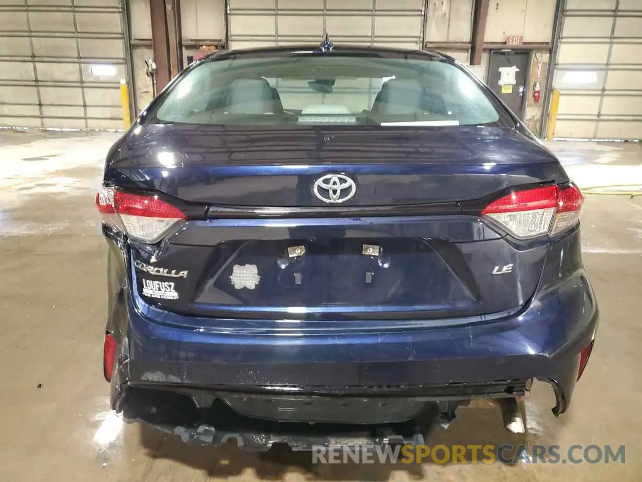 6 Photograph of a damaged car 5YFEPMAE8NP387834 TOYOTA COROLLA 2022