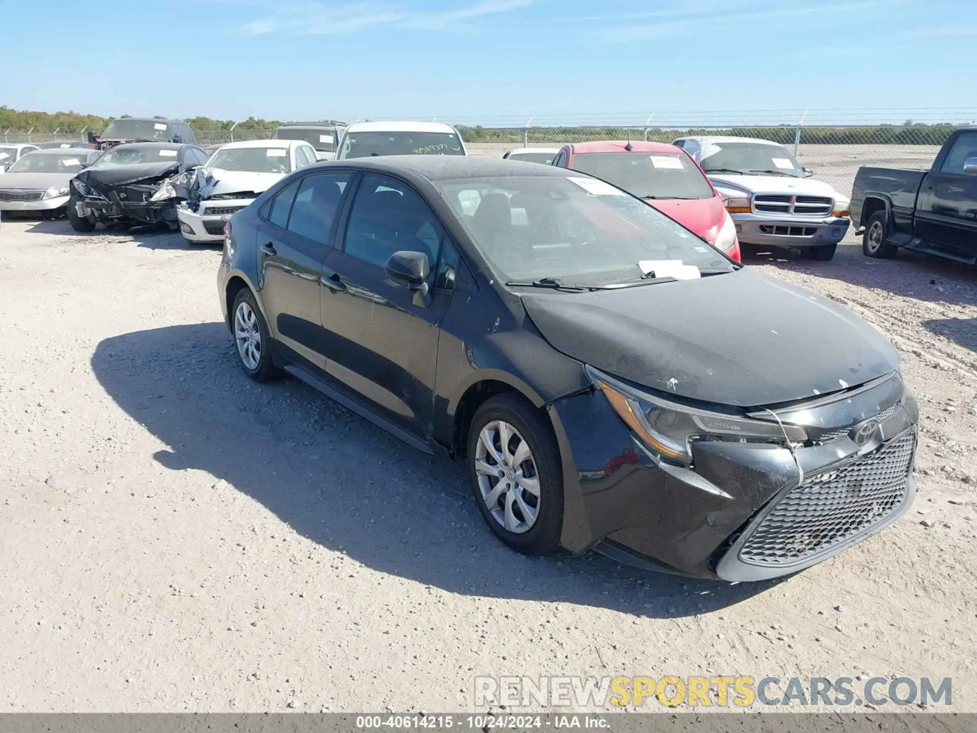 1 Photograph of a damaged car 5YFEPMAE9NP273213 TOYOTA COROLLA 2022