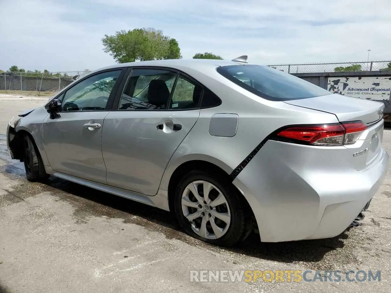 2 Photograph of a damaged car 5YFEPMAE9NP278136 TOYOTA COROLLA 2022