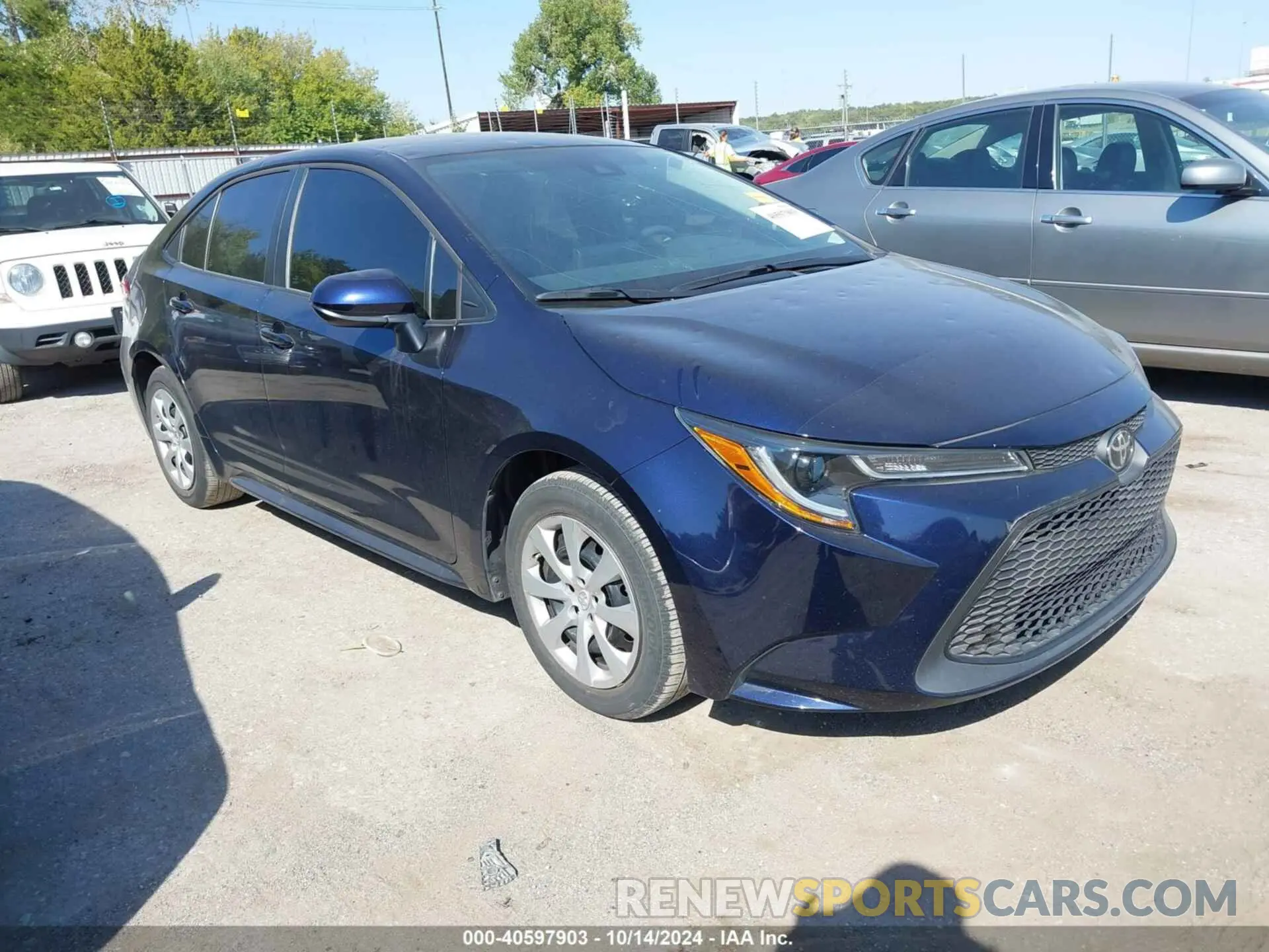 1 Photograph of a damaged car 5YFEPMAE9NP284079 TOYOTA COROLLA 2022