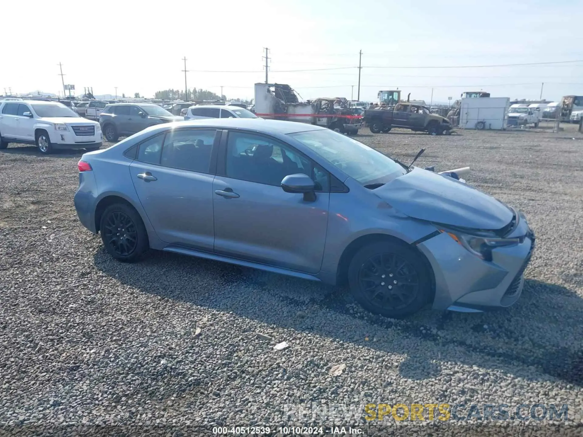 1 Photograph of a damaged car 5YFEPMAE9NP290951 TOYOTA COROLLA 2022