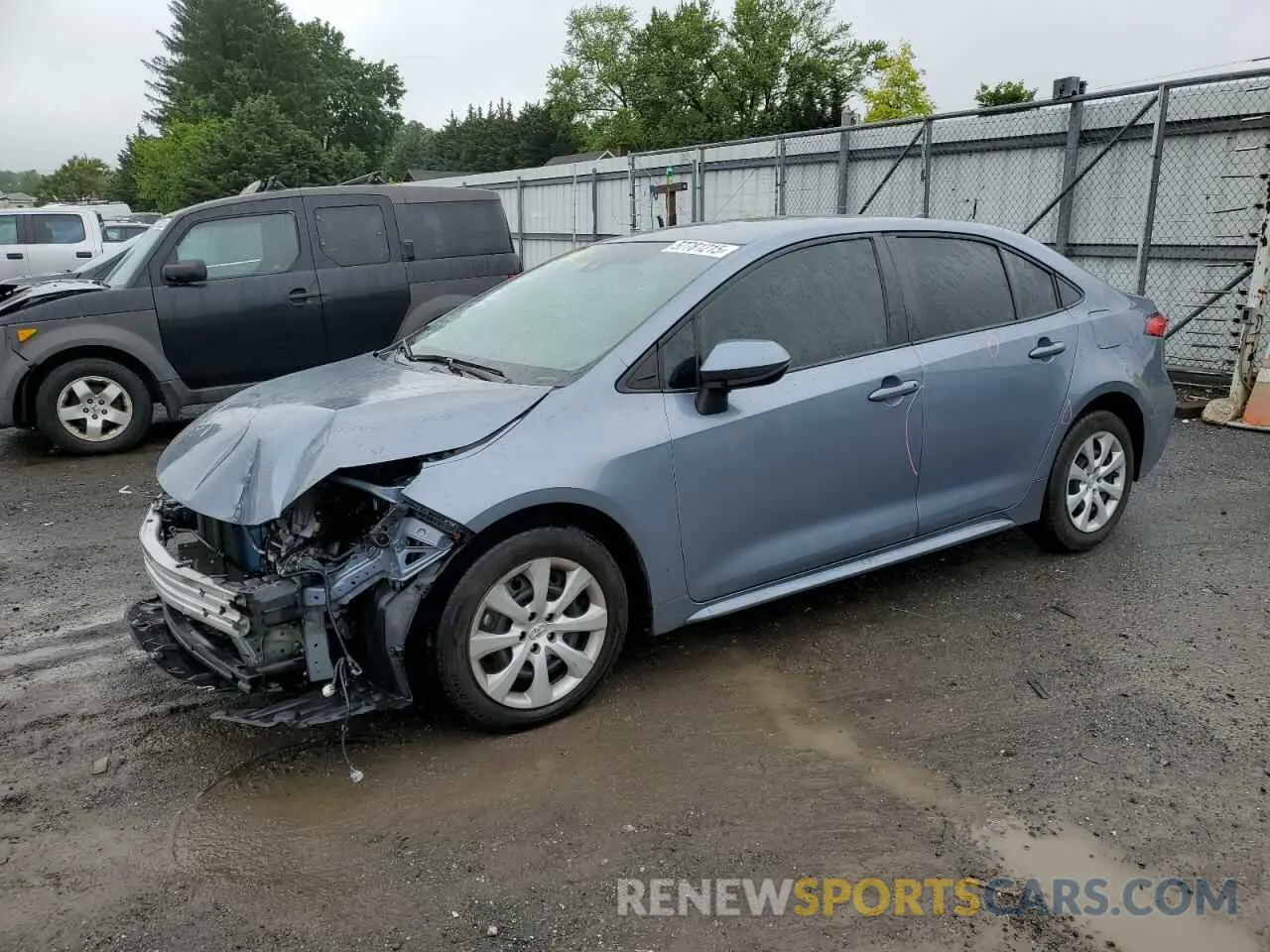 1 Photograph of a damaged car 5YFEPMAE9NP301401 TOYOTA COROLLA 2022