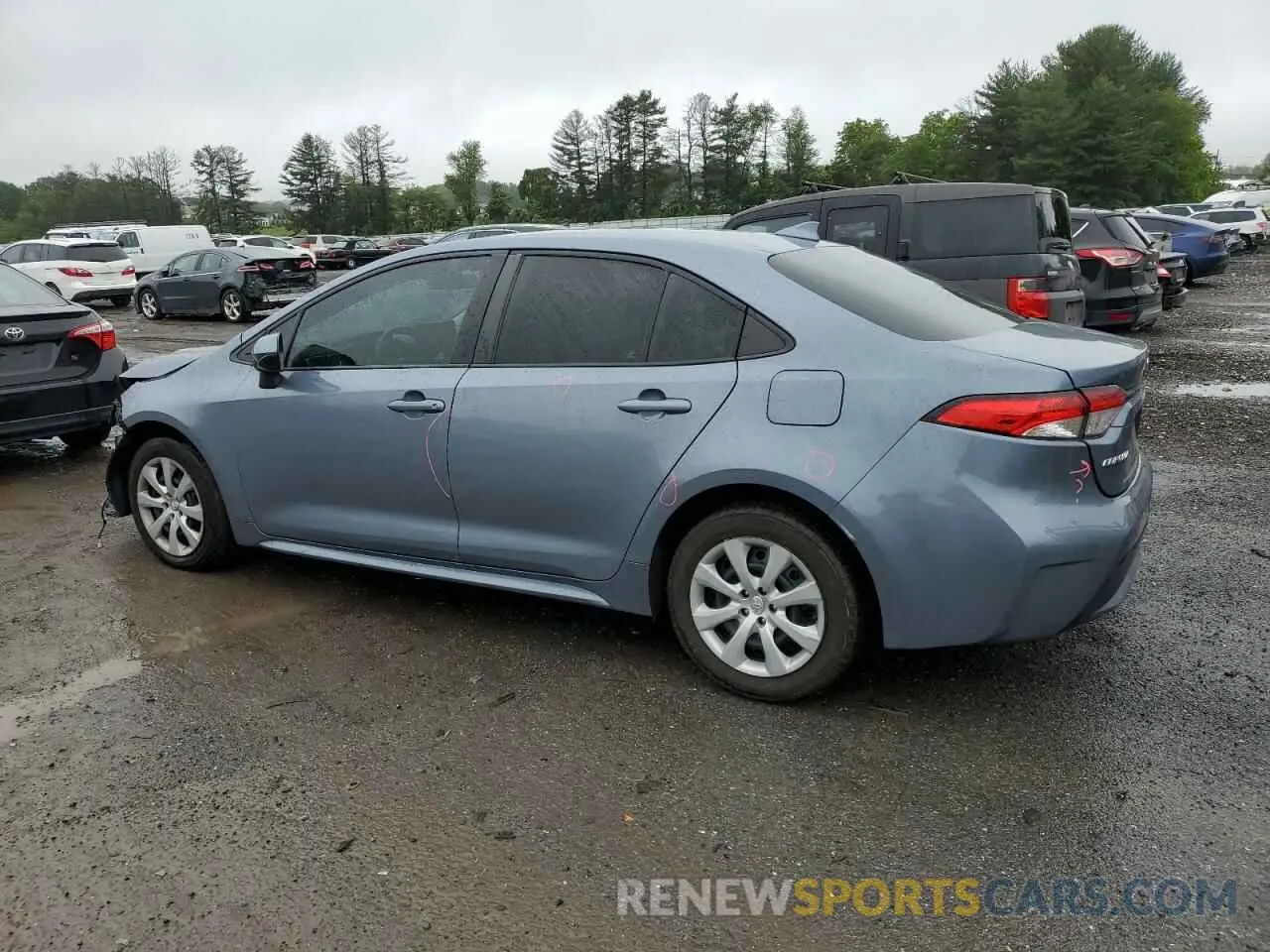 2 Photograph of a damaged car 5YFEPMAE9NP301401 TOYOTA COROLLA 2022