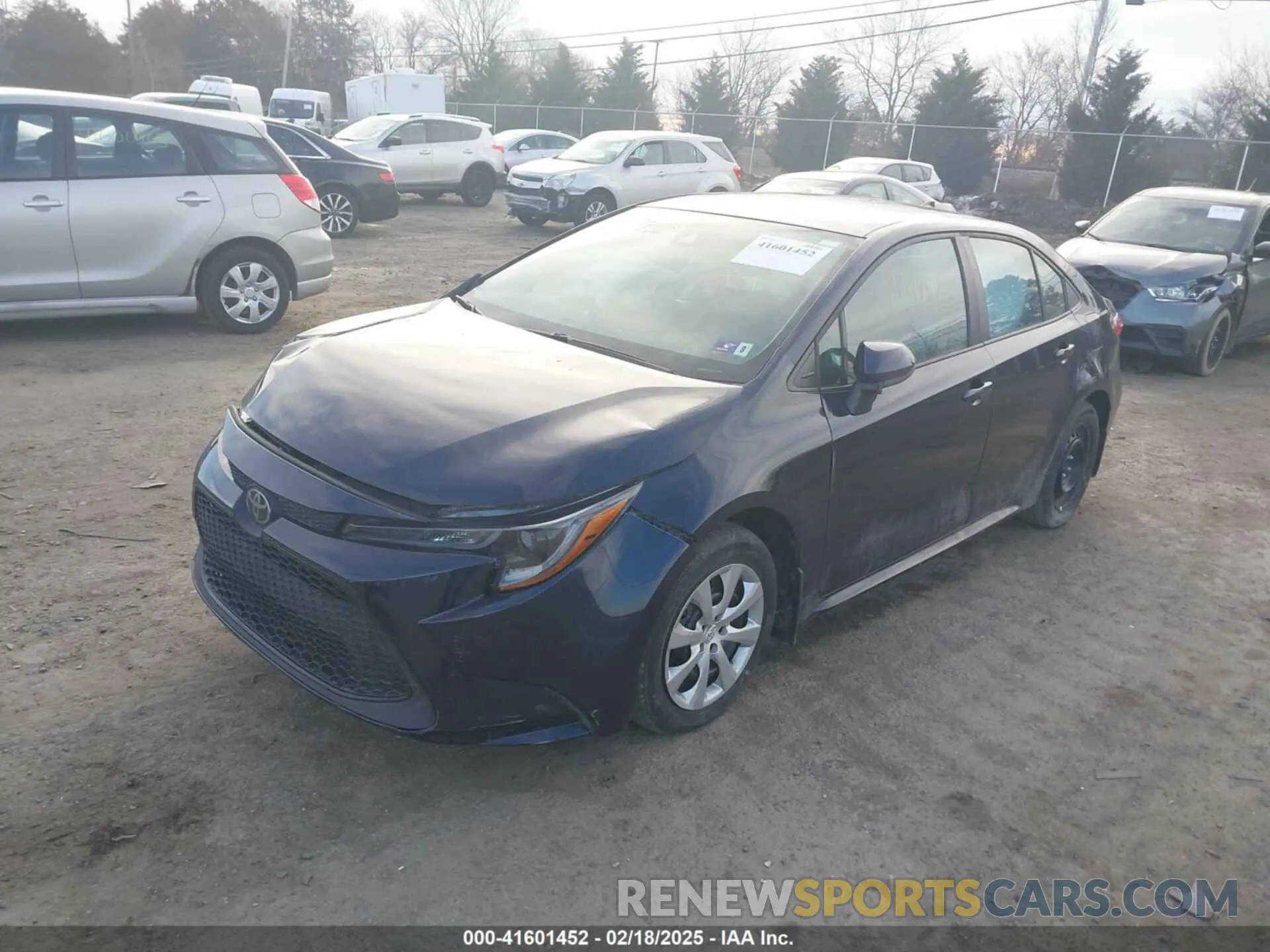 2 Photograph of a damaged car 5YFEPMAE9NP306727 TOYOTA COROLLA 2022