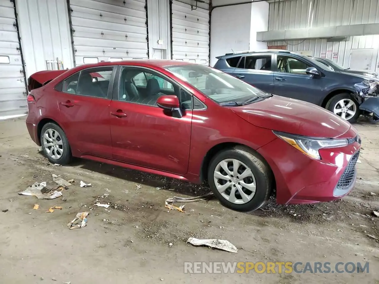4 Photograph of a damaged car 5YFEPMAE9NP308266 TOYOTA COROLLA 2022
