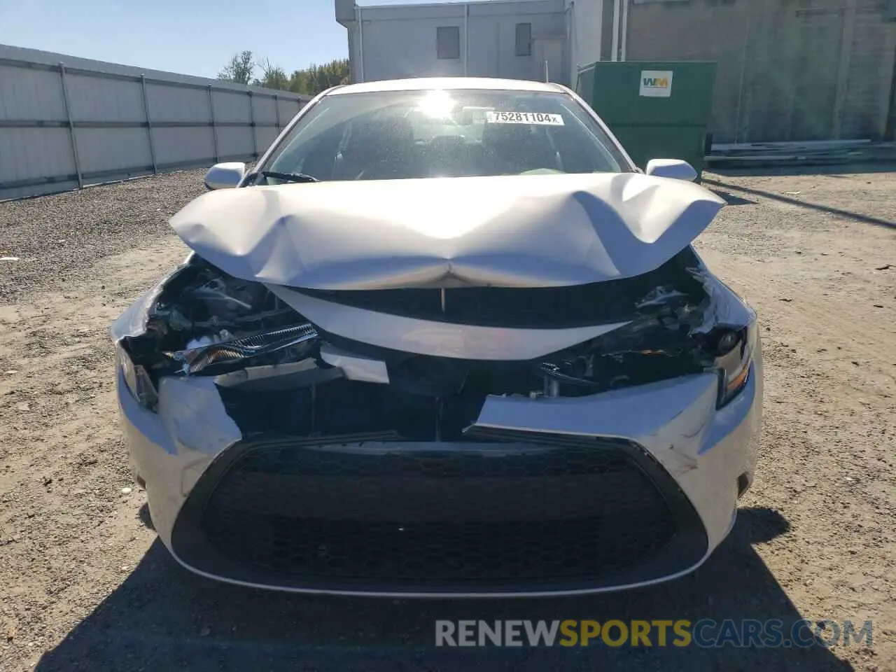 5 Photograph of a damaged car 5YFEPMAE9NP313936 TOYOTA COROLLA 2022