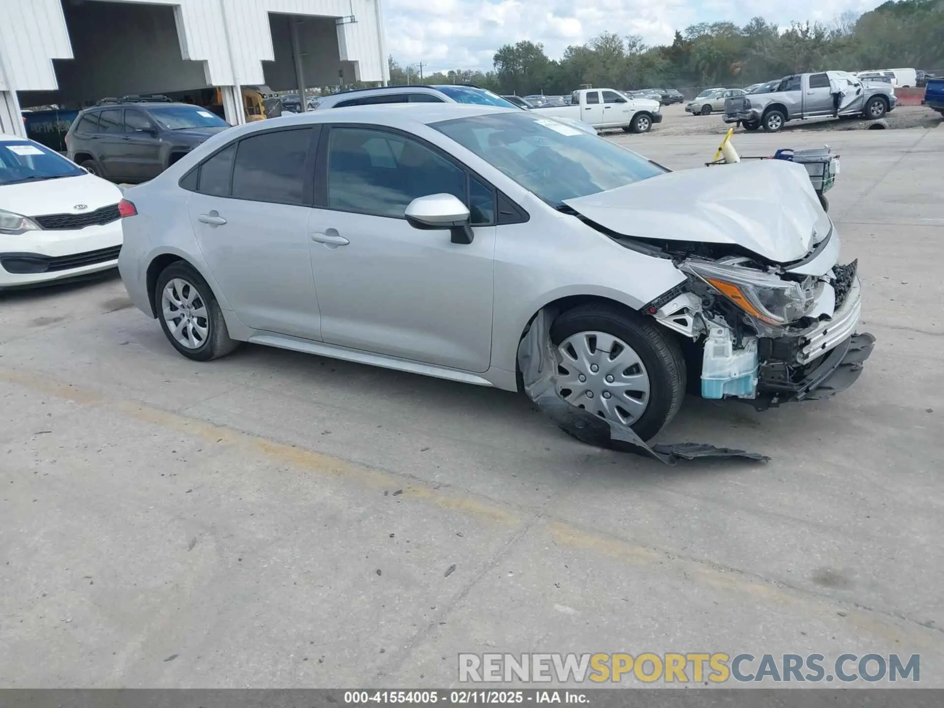 1 Photograph of a damaged car 5YFEPMAE9NP314259 TOYOTA COROLLA 2022