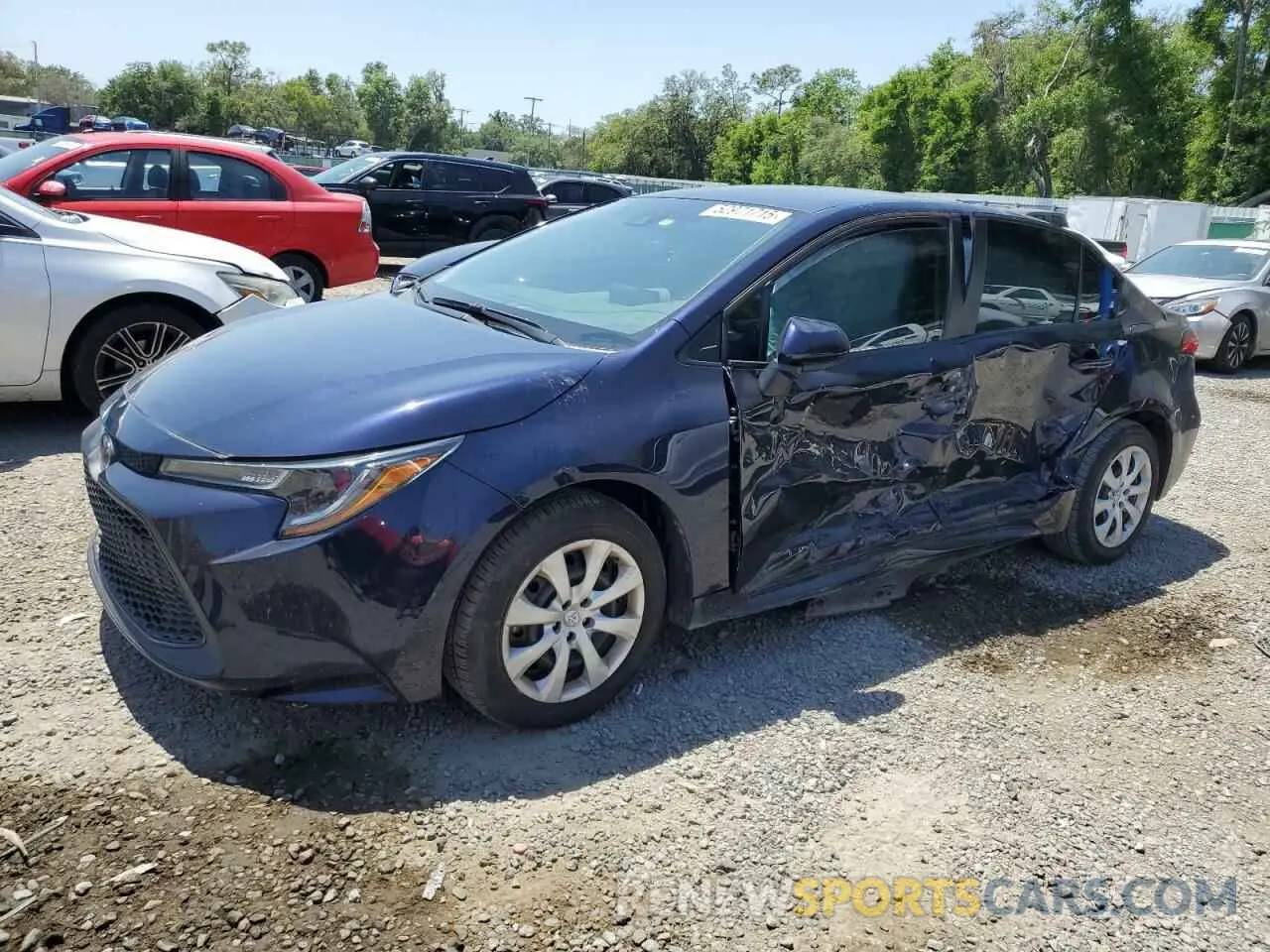 1 Photograph of a damaged car 5YFEPMAE9NP336603 TOYOTA COROLLA 2022