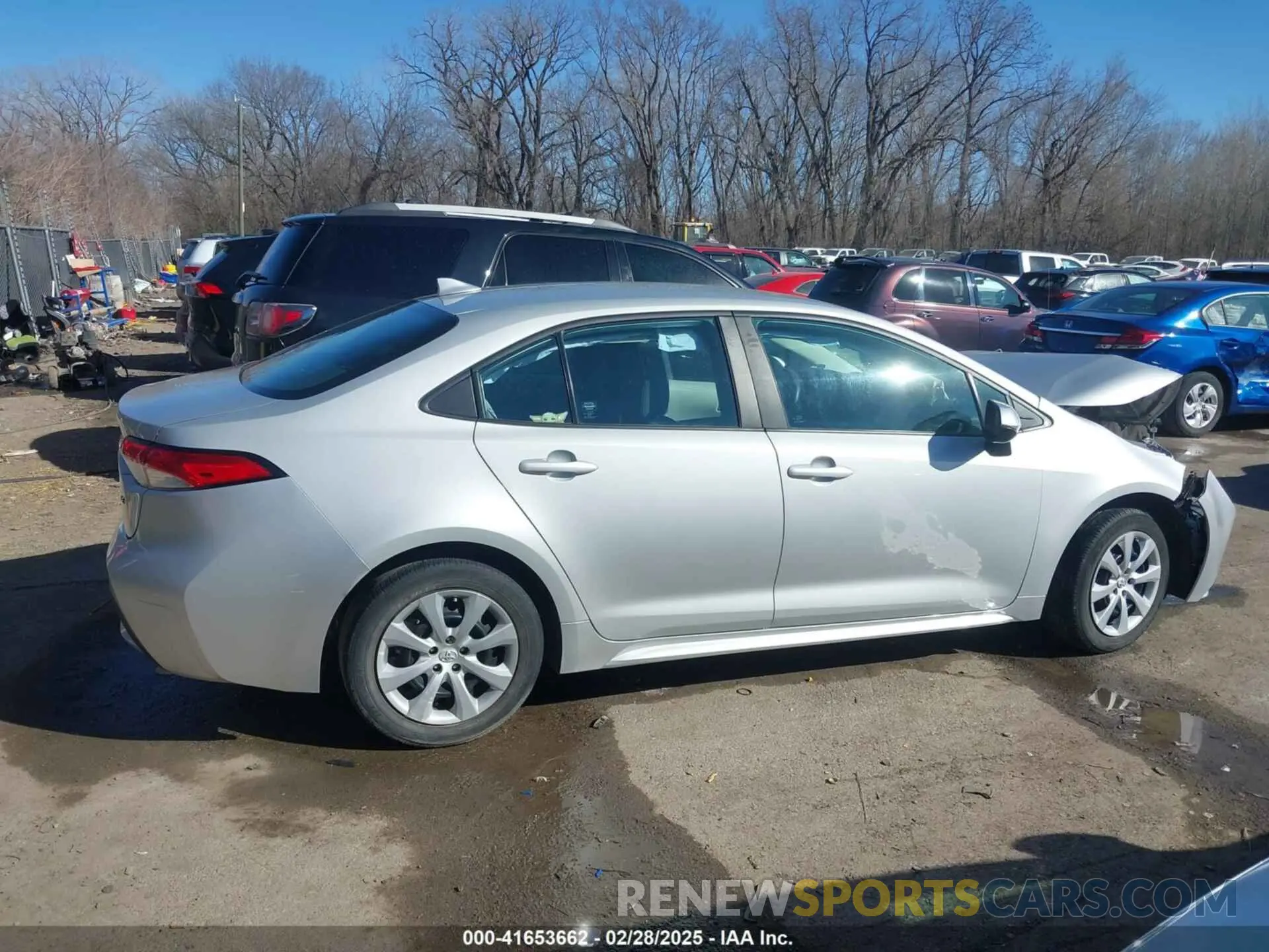13 Photograph of a damaged car 5YFEPMAE9NP340490 TOYOTA COROLLA 2022