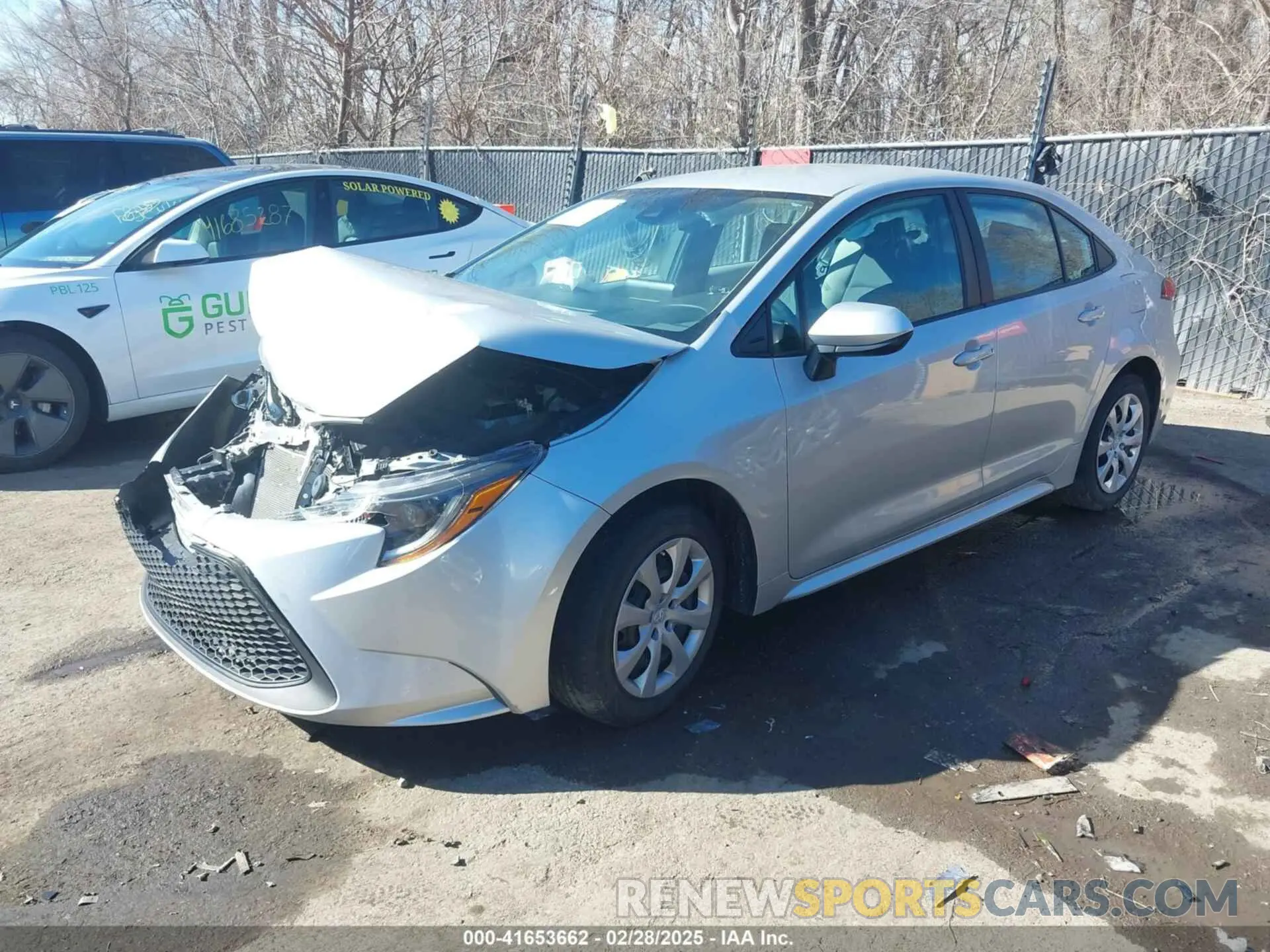 2 Photograph of a damaged car 5YFEPMAE9NP340490 TOYOTA COROLLA 2022