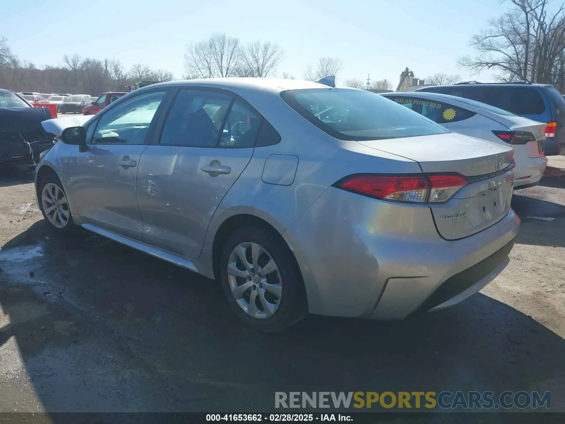 3 Photograph of a damaged car 5YFEPMAE9NP340490 TOYOTA COROLLA 2022